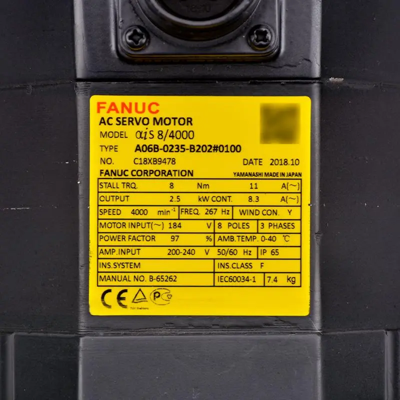 Fanuc Motor A06B-0235-B202#0100