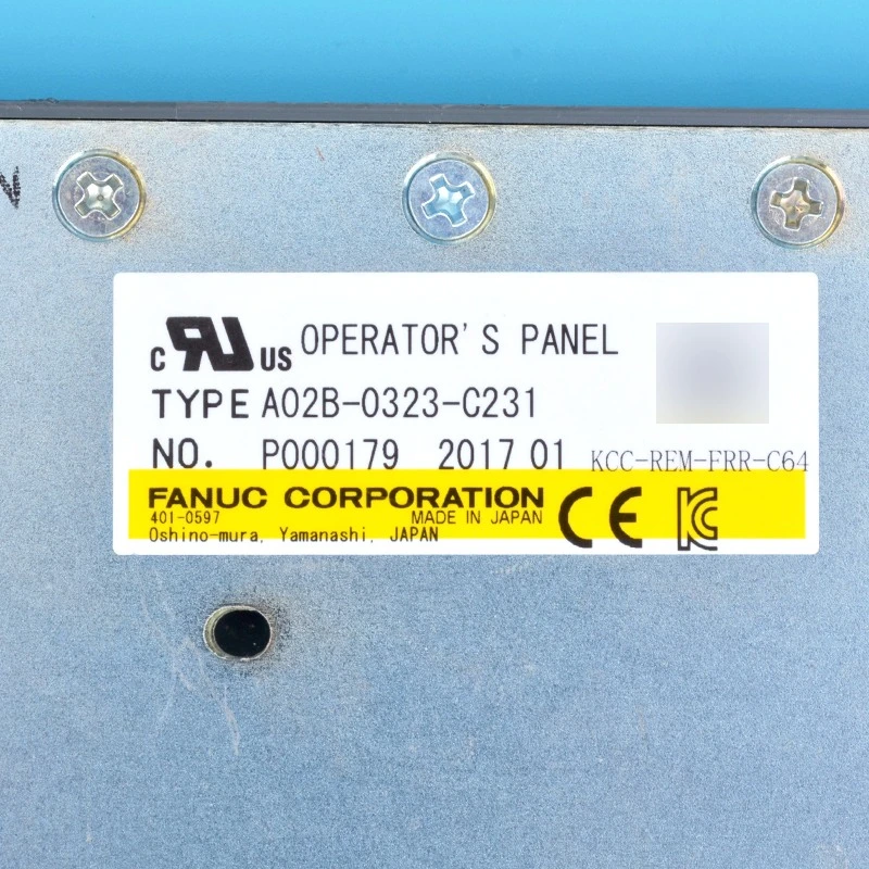 Hot Selling Durable Used and New 100% Original A02B-0323-C231 Fanuc Keyboard A02B-0323-C231 Cnc Machine Control