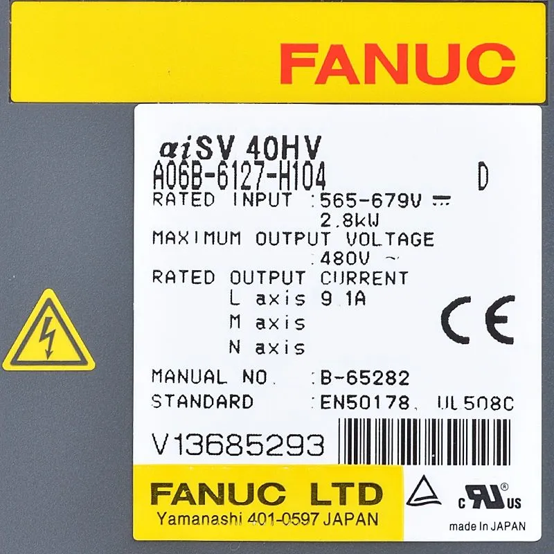 New Fanuc A06B-6127-H104 Fanuc CNC Control A06B6127H104 Fanuc Drive