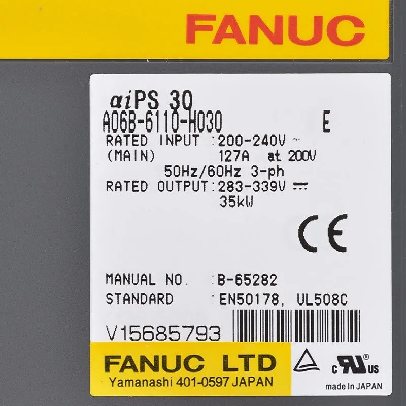 1 Year Warranty New FANUC Servo Amplifier A06B-6110-H030 Fast Shipping Fanuc Driver