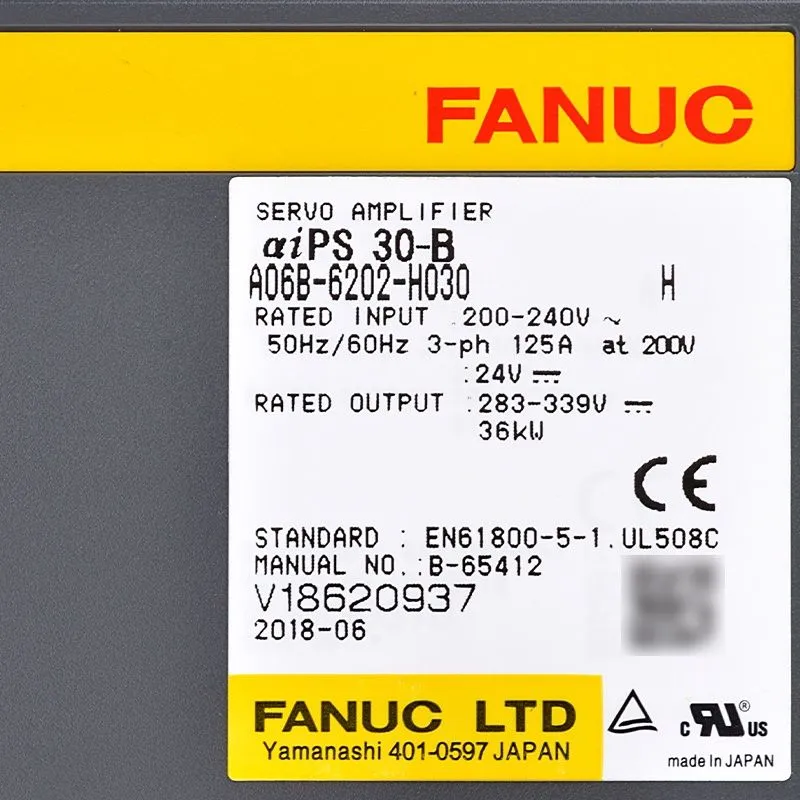 1 Year Warranty A06B-6202-H030 FANUC New and Original PRICE ALPHA SERVO DRIVE MDL