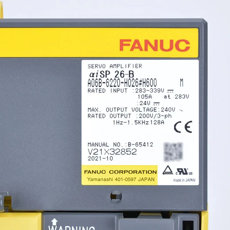 A06B-6220 Series Japan Original Fanuc Servo Amplifier A06B-6220-H026 RU